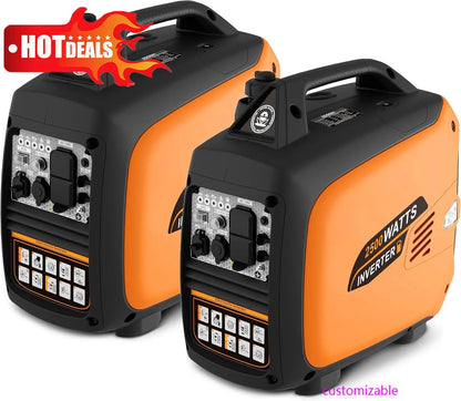 Generator 2500W Gas Powered,Super Quiet Emergency，