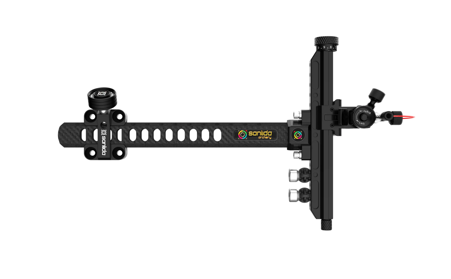 Archery X10 Recurve Bow Sight Optical Fiber Pin 9 Inches