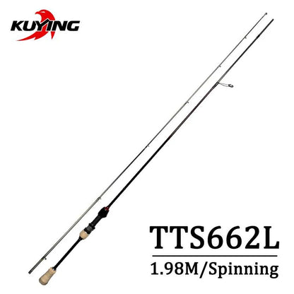 KUYING TETON Super Ultra Soft Light Fishing Rod Pole Combo