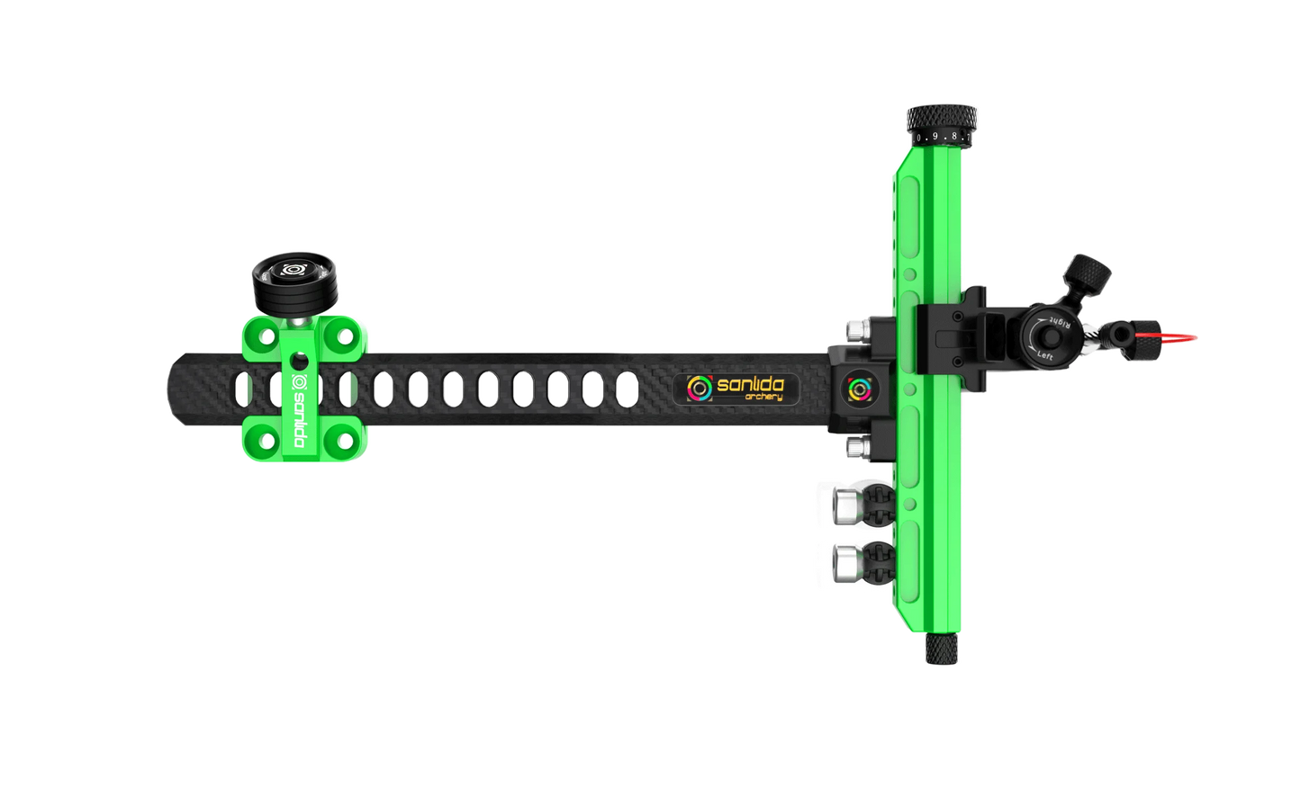 Archery X10 Recurve Bow Sight Optical Fiber Pin 9 Inches