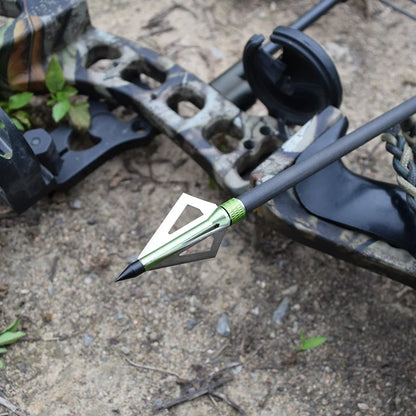 12Pcs 100 Grain Broadheads 3 Blades Tips