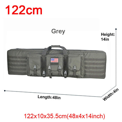 32 38 42 48 inch Tactical Double Rifle Case Molle Bag
