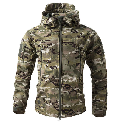 Men'S Winter Camouflage Jackets Breathable Windproof