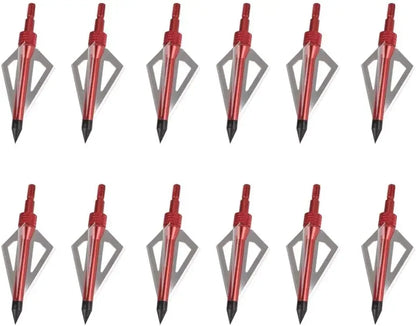 Hunting Broadheads 3 Blades Archery Crossbow Compound Bow