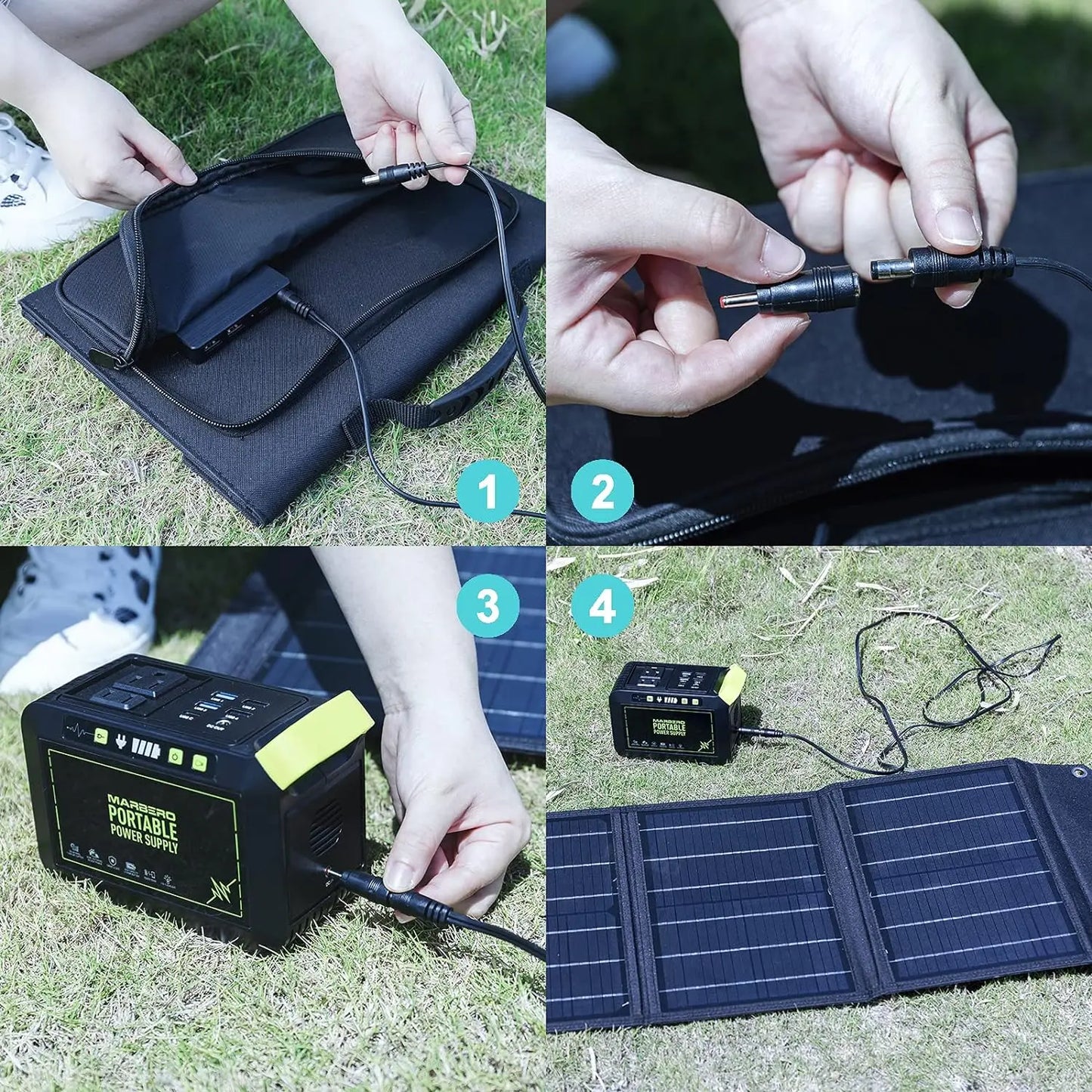 18V Foldable Solar Panel 30W/60W/100W – Portable Solar Charger