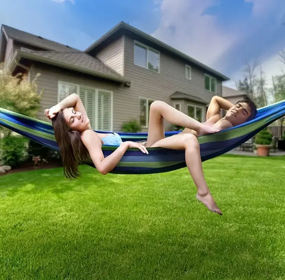 Portable Canvas Hammock  Anti-Rollover Design