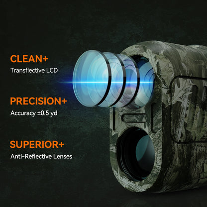 Range finder 7° Big Field 656Yd laser rangefinder