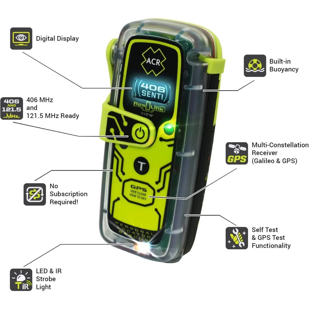 Personal Locator Beacon with GPS  (Model PLB 425)