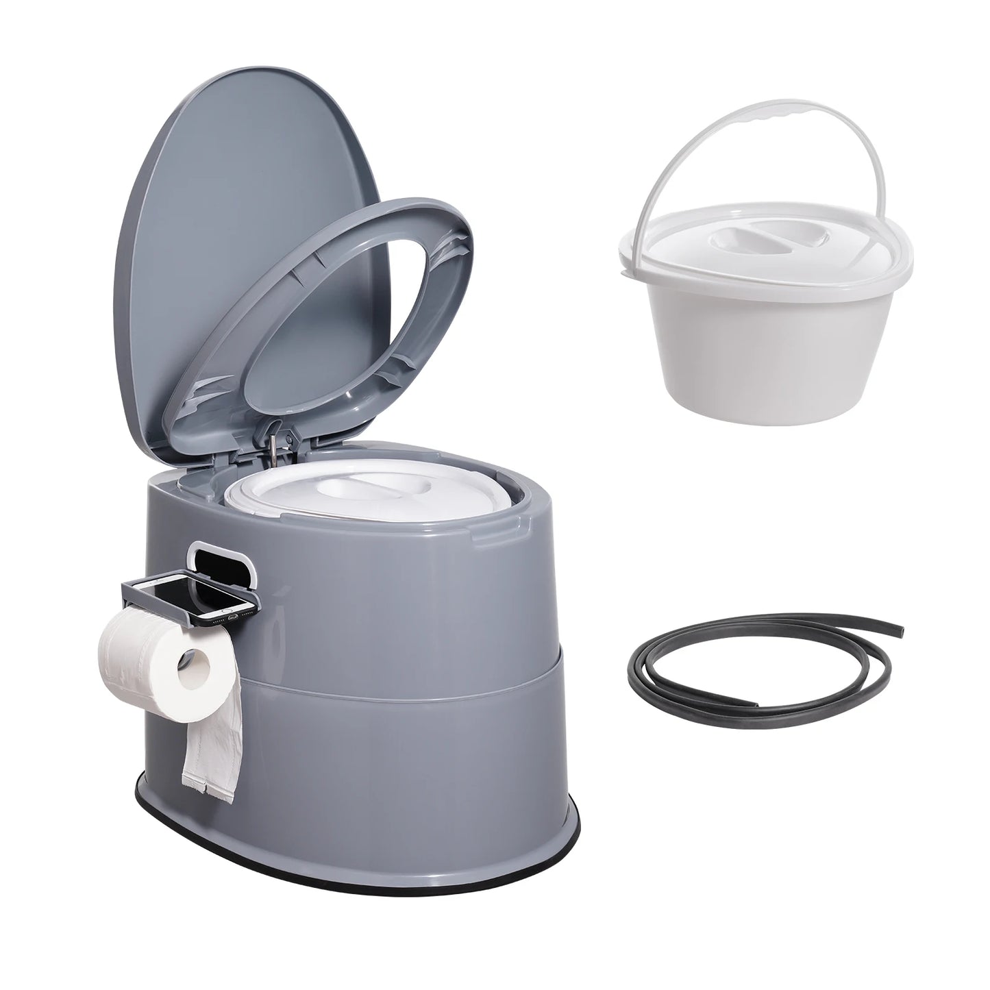 Portable Toilet 1.3G Detachable Inner Bucket T