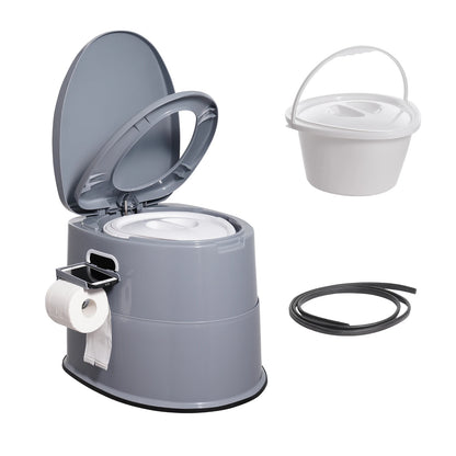 Portable Toilet 1.3G Detachable Inner Bucket T