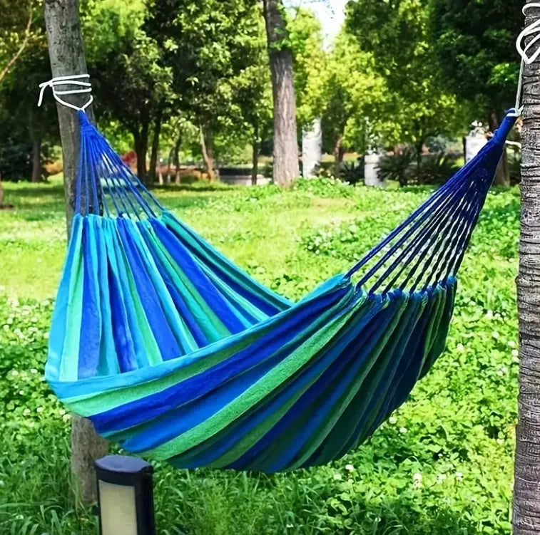 Portable Canvas Hammock  Anti-Rollover Design