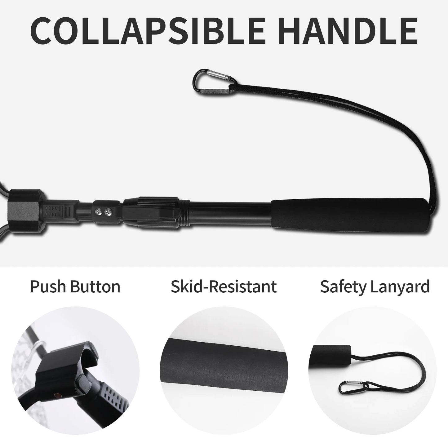 Fly Fishing Landing Net Soft Rubber Mesh