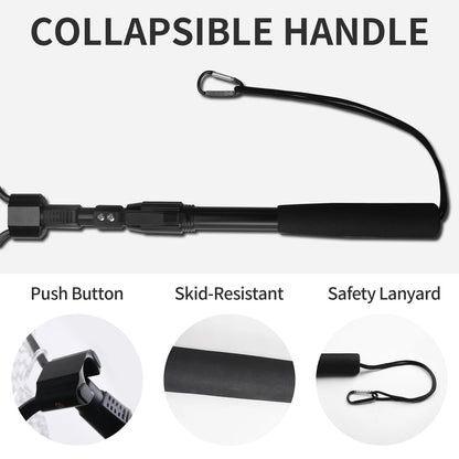 Fly Fishing Landing Net Soft Rubber Mesh