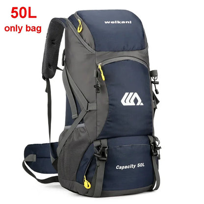 50L Large Waterproof Mountaineering Backpack Camping Men Hiking Bag Tourist Rucksack  Outdoor Sports Climbing  Bag Luggage Travel