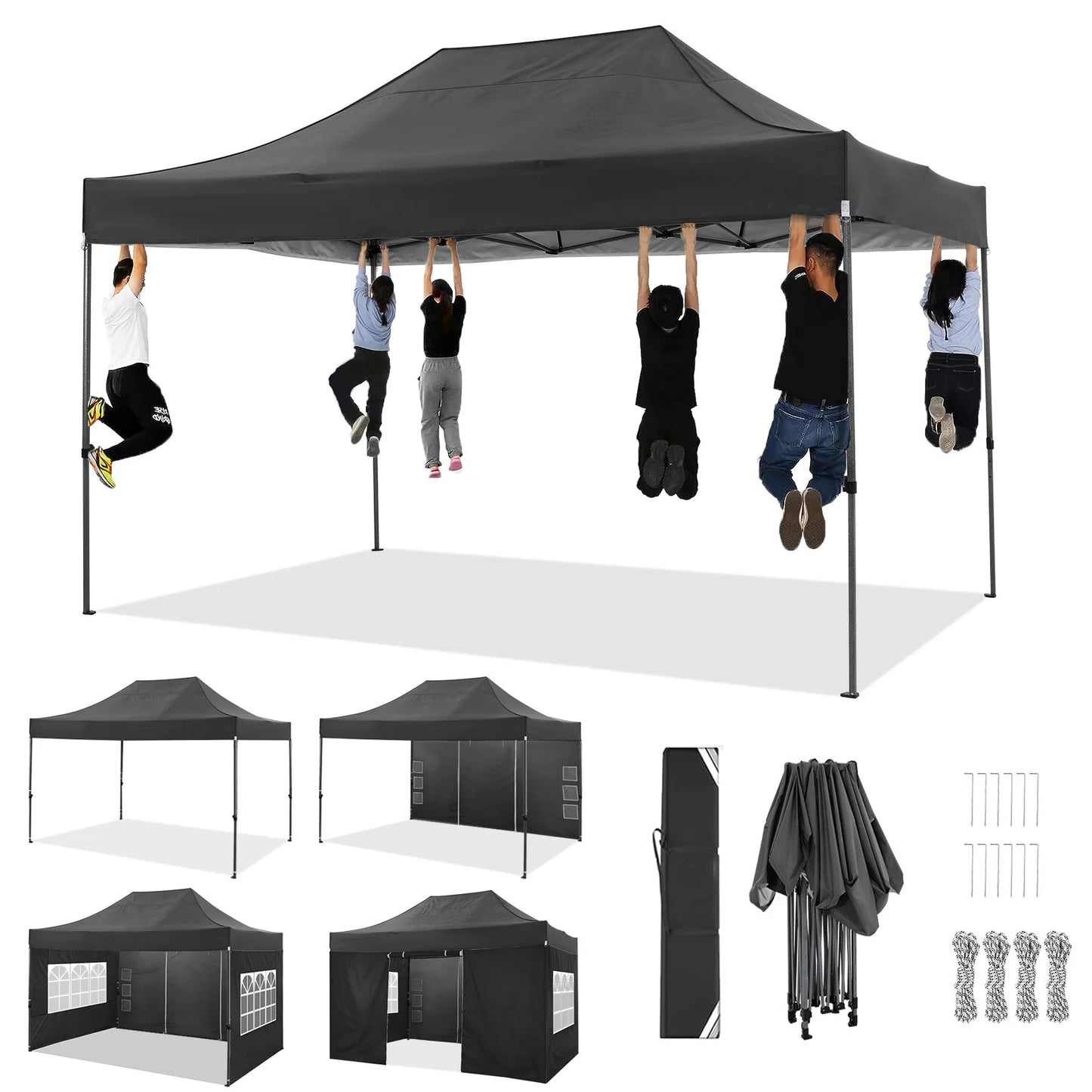 10x15 Heavy Duty Pop up Canopy Tent