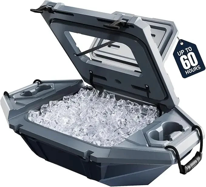 Floating Cooler – 32 QT up to 60 Hours Amphibious Ice Chest