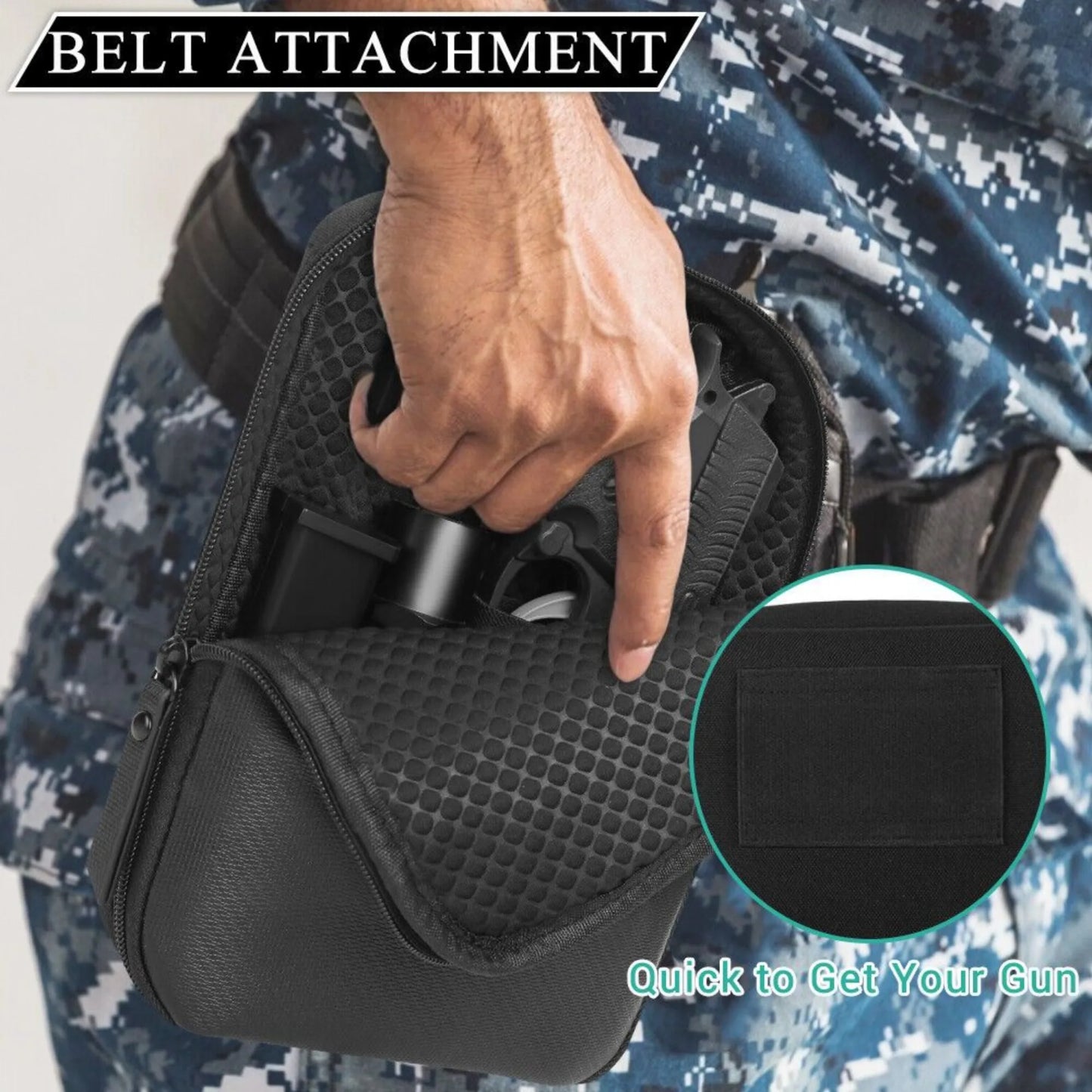 Concealed Carry Gun Pouch Pistol Holster