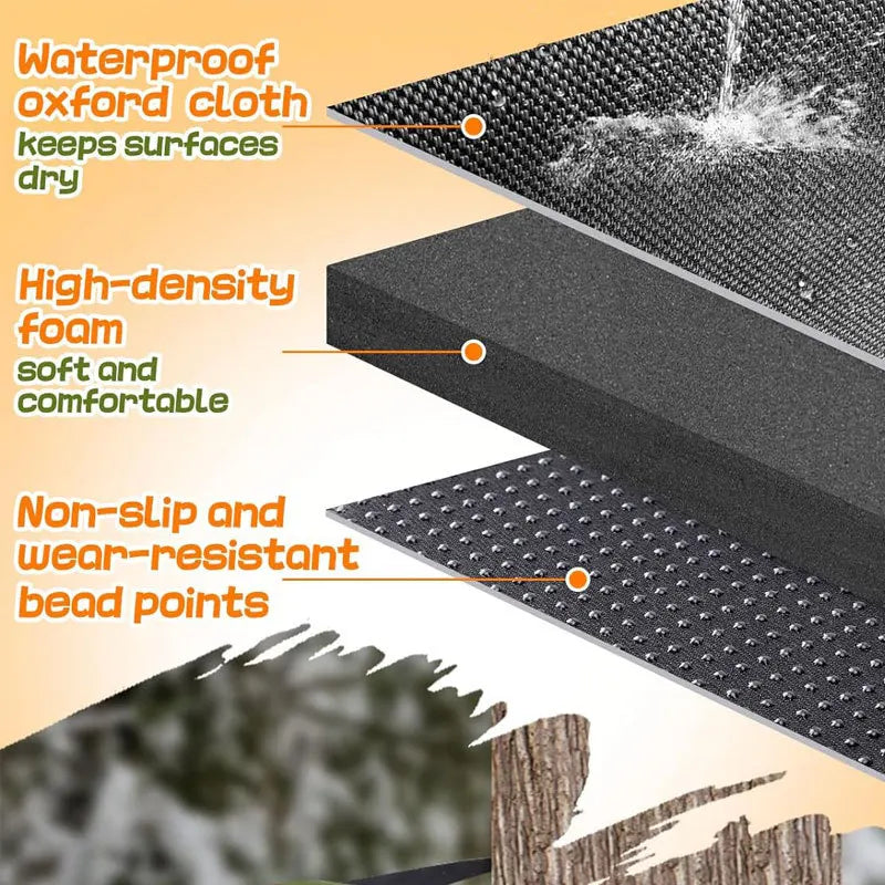 Camouflage Heated Seat Cushion for Sports Fields Outdoor