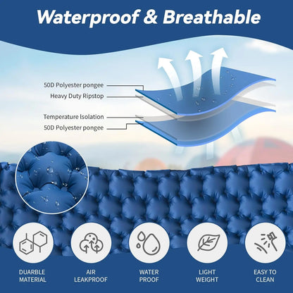 Sleeping Pad - Ultralight Inflatable Sleeping Mat