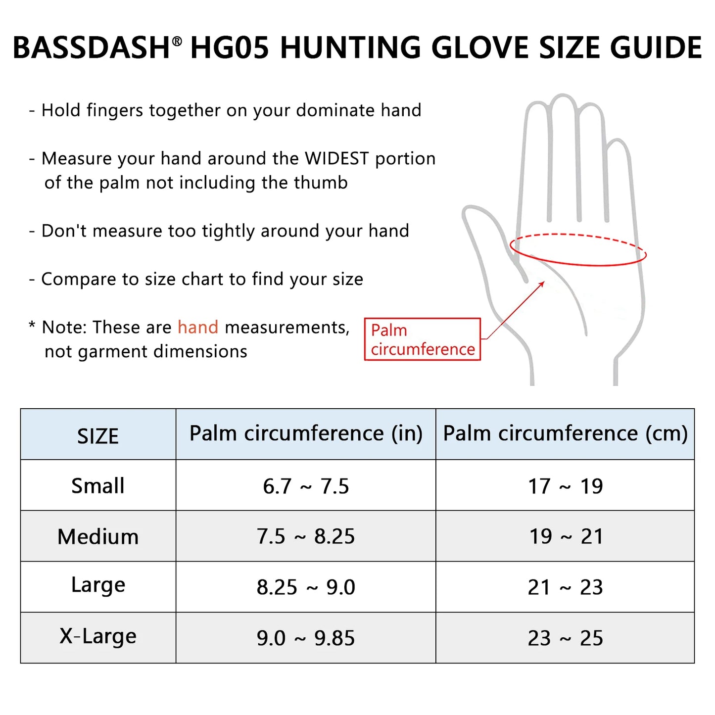 Lightweight UPF 50+ Camo Hunting Gloves HG05