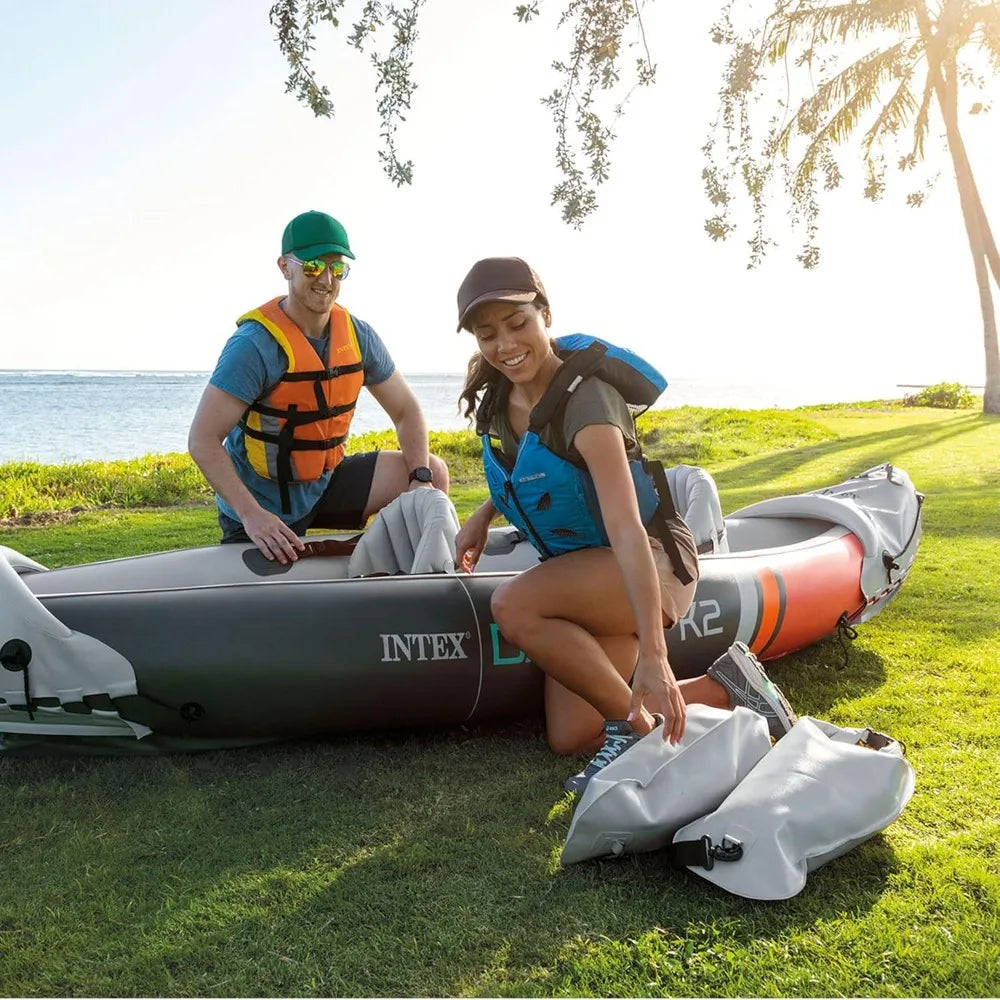 2-Person Inflatable Kayak Set