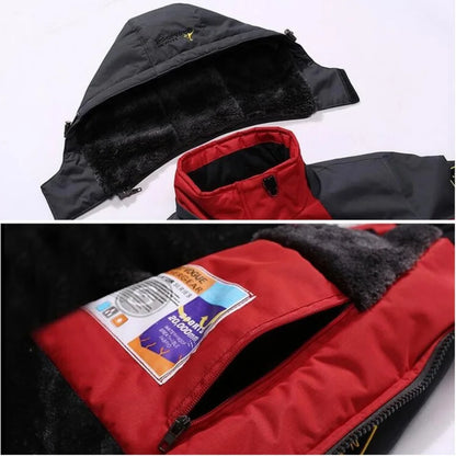 Winter Parka Men Windbreak Plus Thick Warm