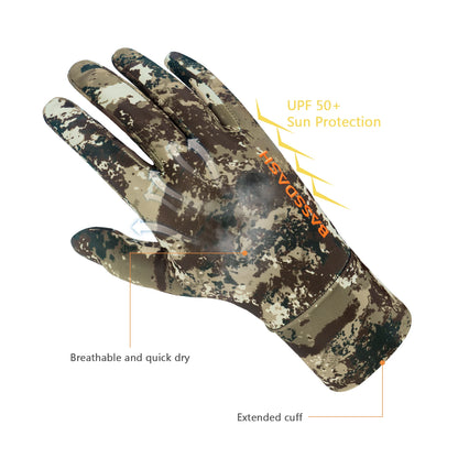Lightweight UPF 50+ Camo Hunting Gloves HG05