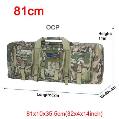 32 38 42 48 inch Tactical Double Rifle Case Molle Bag