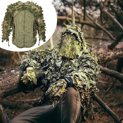 Ghillie Suit Breathable  Camouflage Woodland Camouflage