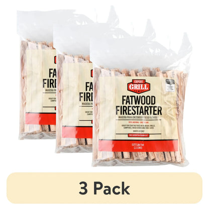 3-Pack of 3-Pound Firelighters, Natural, Chemical-Free