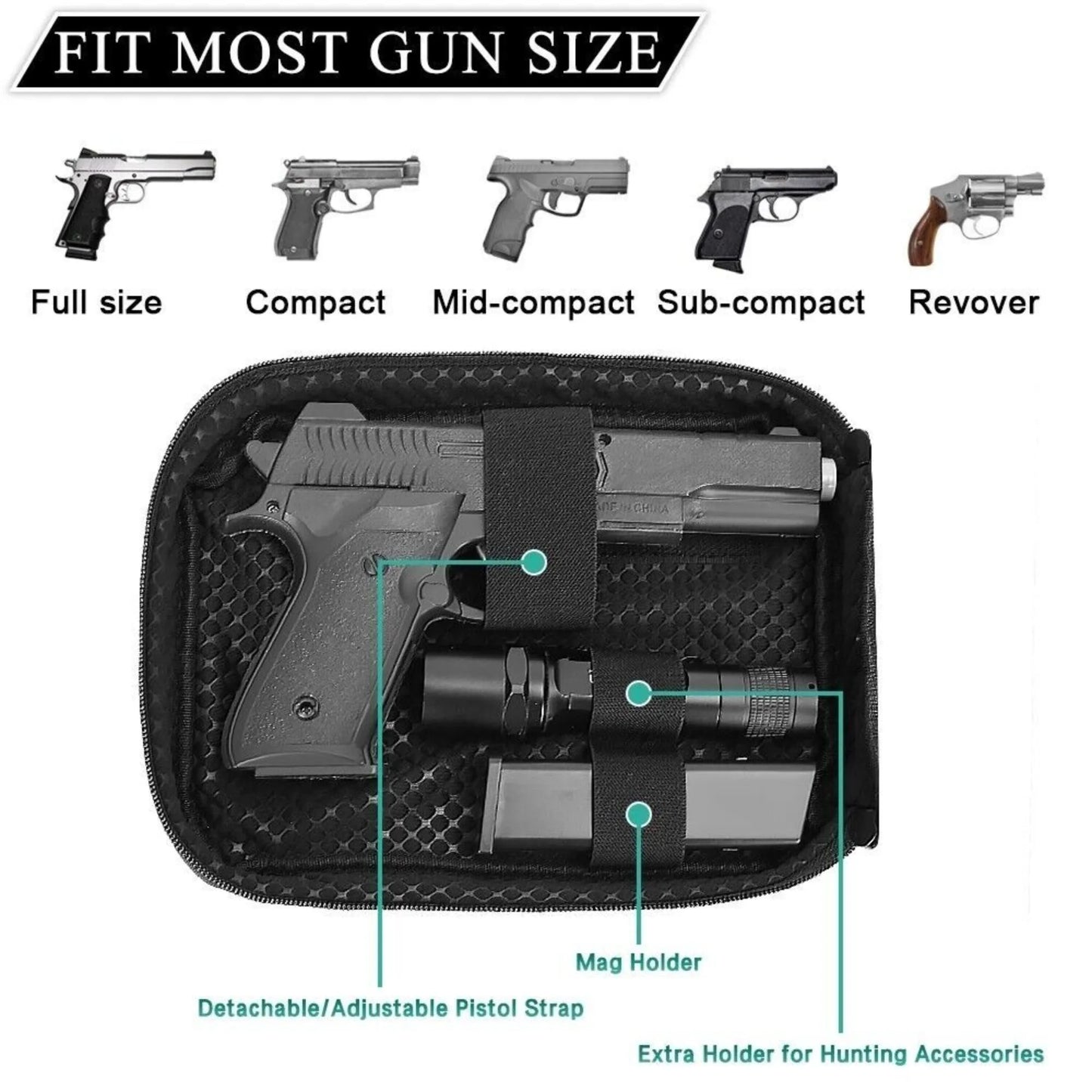 Concealed Carry Gun Pouch Pistol Holster