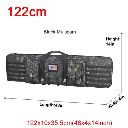 32 38 42 48 inch Tactical Double Rifle Case Molle Bag