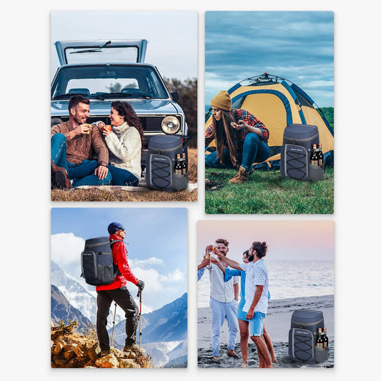 35 Can Cooler Backpack Leakproof Insulated Soft Cooler Bag