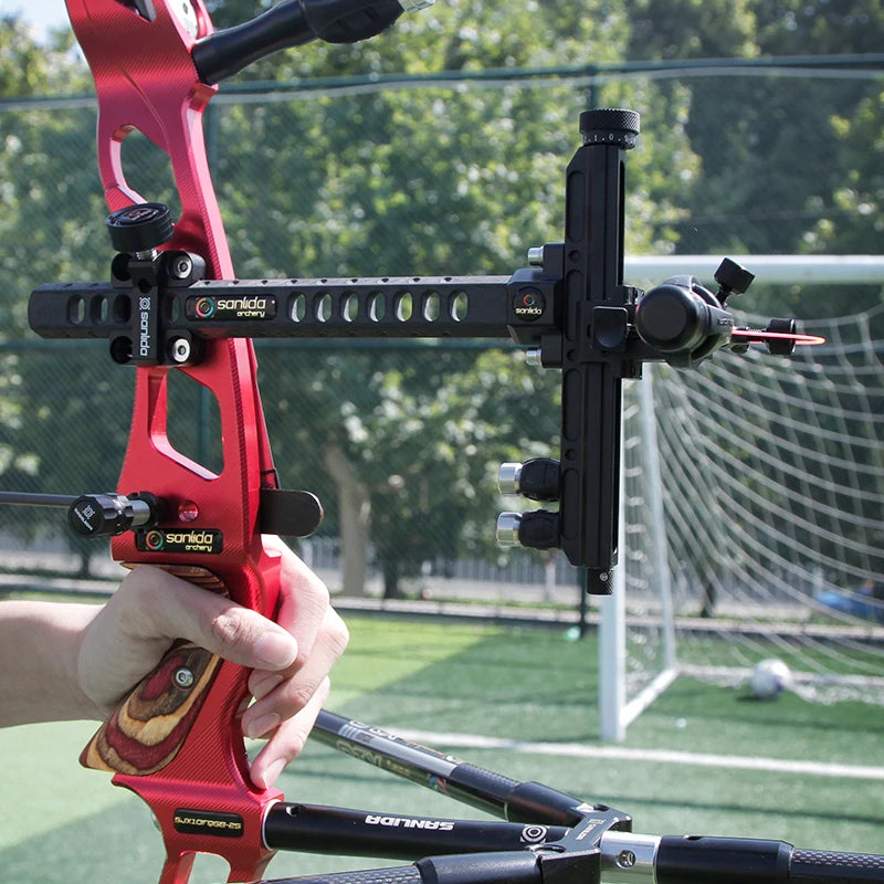 Archery X10 Recurve Bow Sight Optical Fiber Pin 9 Inches